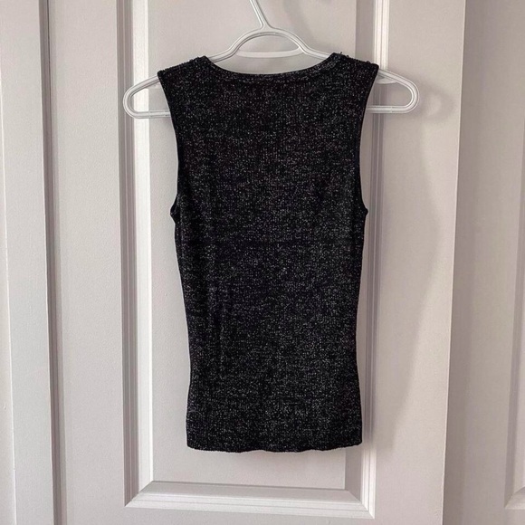 90s Glittery Sleeveless Top (S) - Picture 2 of 8